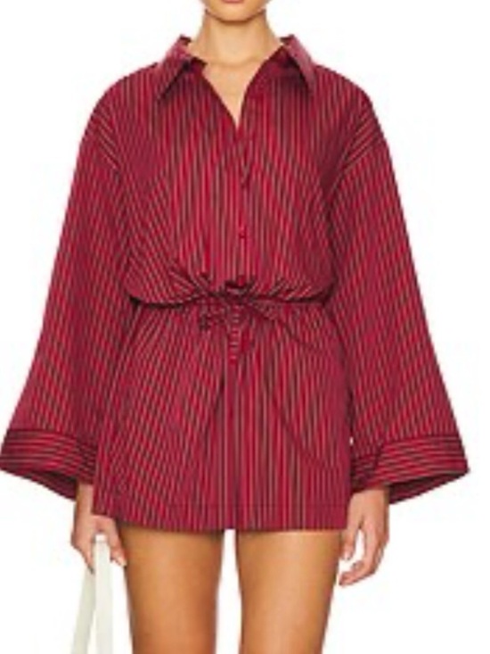 Faithfull the Brand Freya Striped Romper XS/S